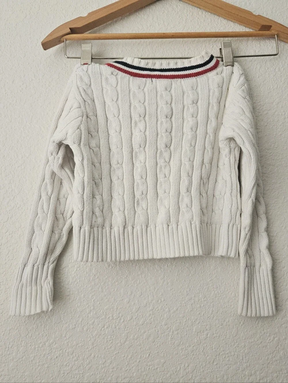 ralph lauren 100% cotton toddler v neck polo sweater, 2t